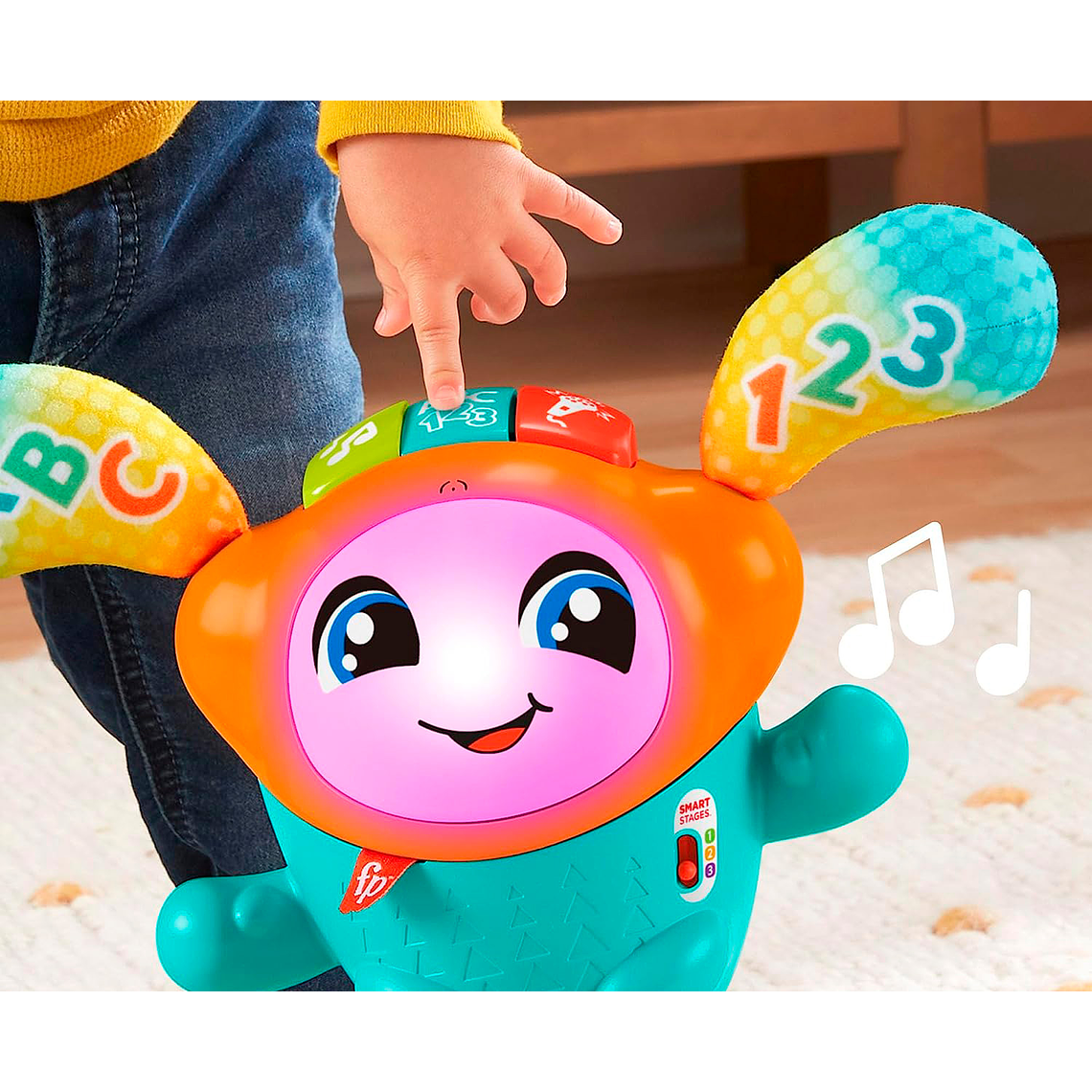 Juguete Interactivo de Aprendizaje para Bebés y Niños Pequeños con Música, Luces y Acción de Rebote 4