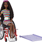 Barbie Fashionistas Con Silla de Ruedas y Rampa. - Miniatura 2