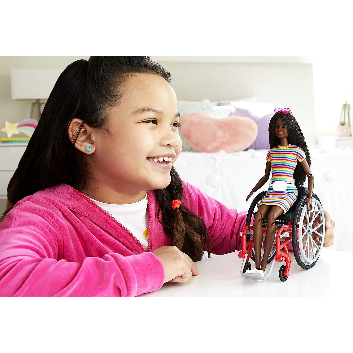 Barbie Fashionistas Con Silla de Ruedas y Rampa. 4