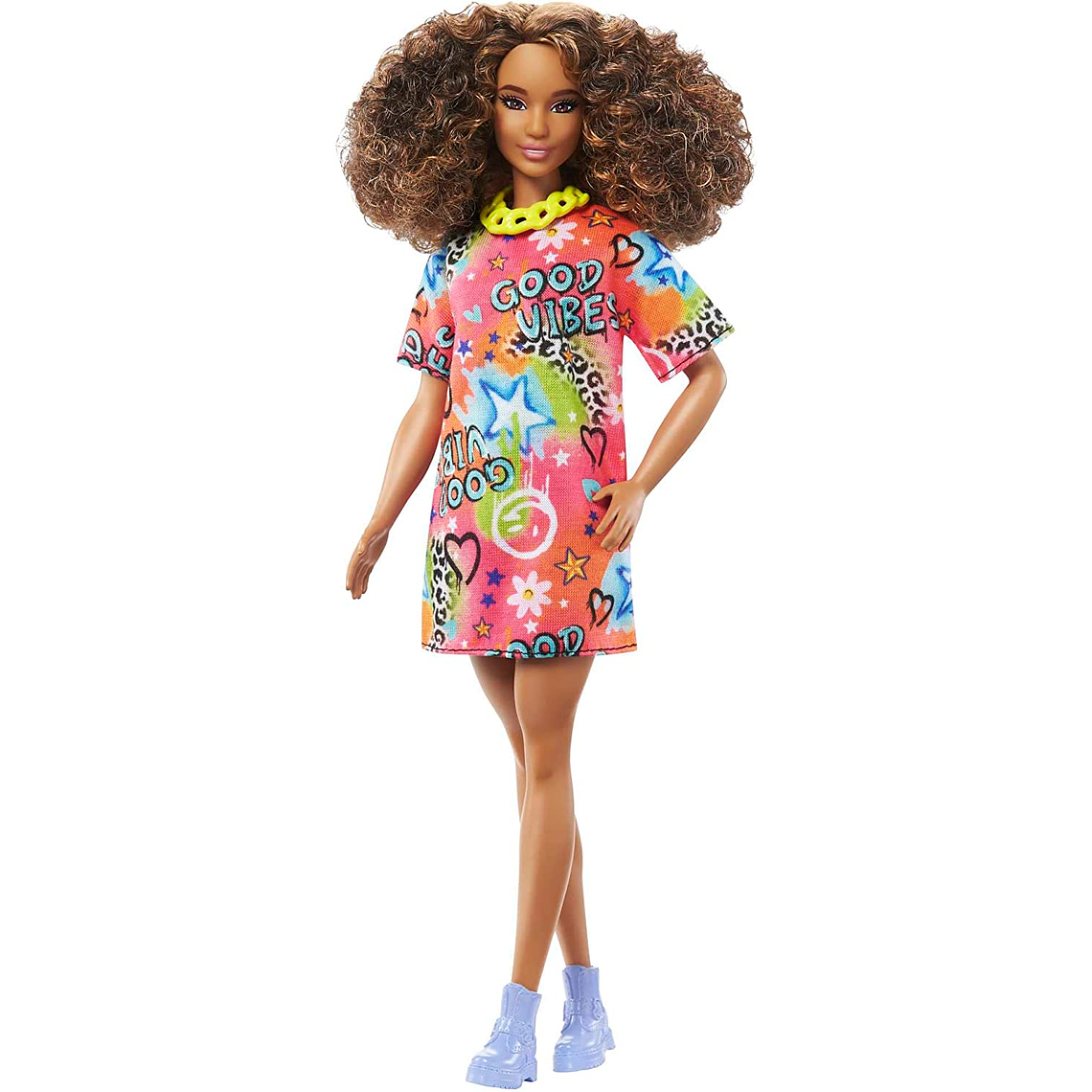 Barbie fashionista, Muñeca Cabello Castaño Rizado 2