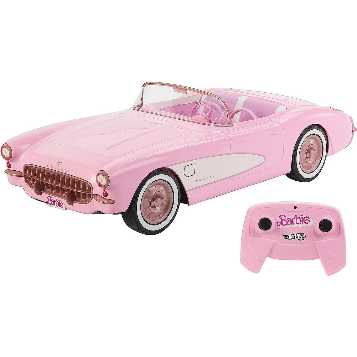 Hot Wheels Barbie Corvette a Control Remoto Barbie La Pelicula 3