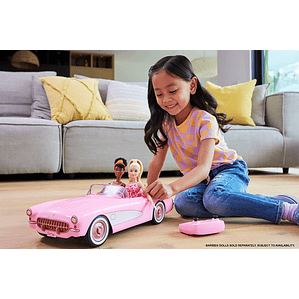 Hot Wheels Barbie Corvette a Control Remoto Barbie La Pelicula