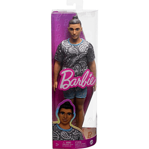 Barbie Fashionistas Ken Con Moño Pelo Castaño