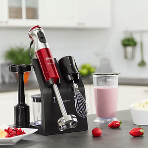 BATIDORA DE INMERSIÓN OSTER CON CUCHILLA QUAD Y ACCESORIOS FPSTHB5103R