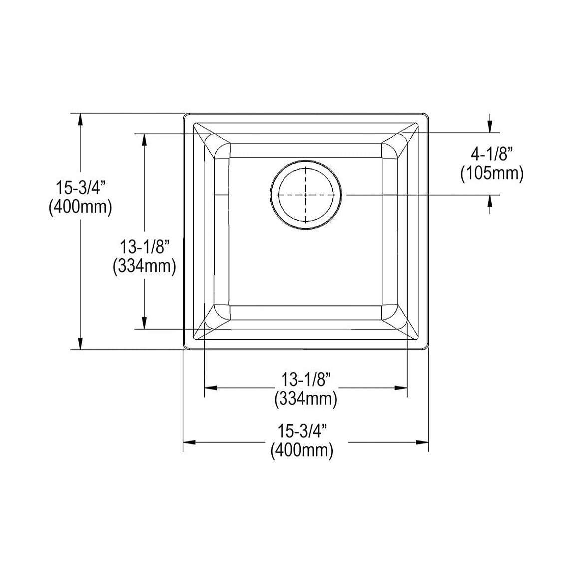 Lavaplatos QUARZO 38cm TG Granito Negro  2