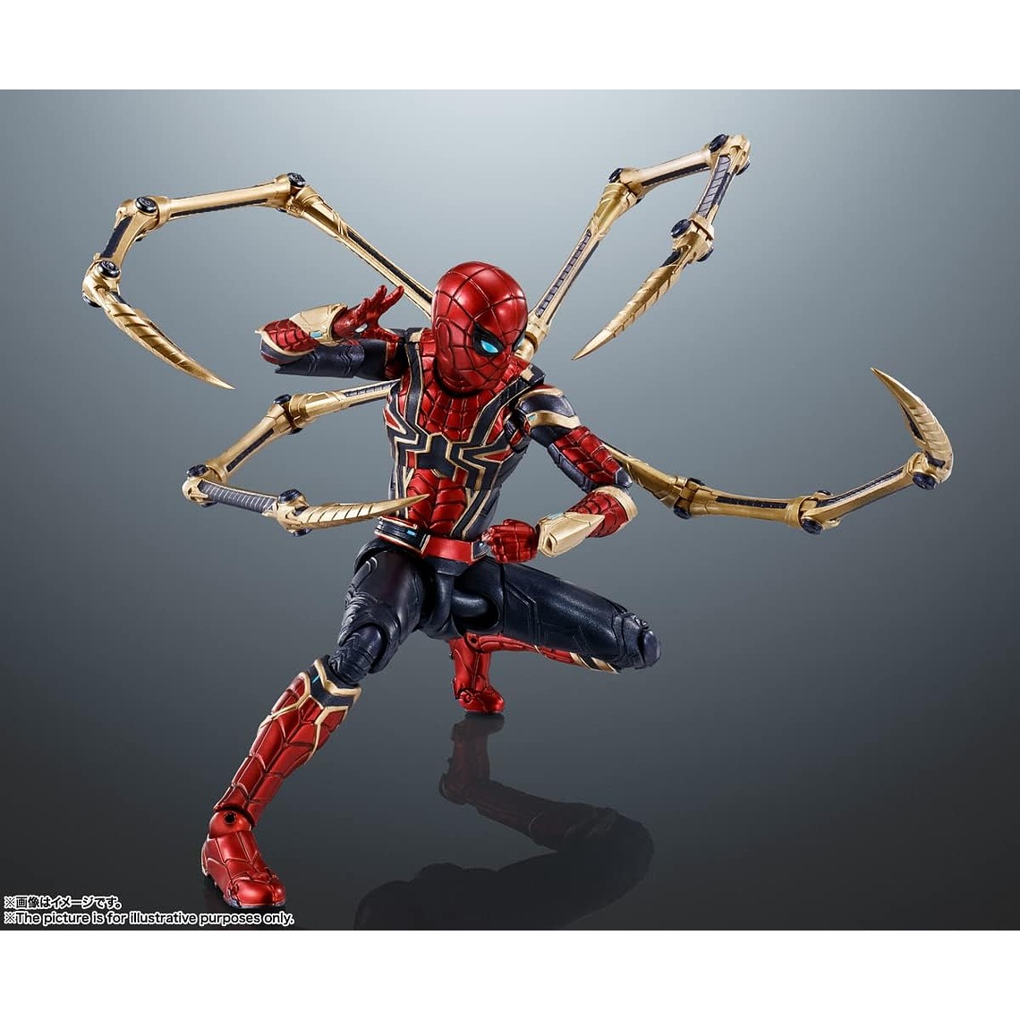 Spider Man: No Way Home - Araña de Hierro, Bandai Spirits S.H. Figuarts 4