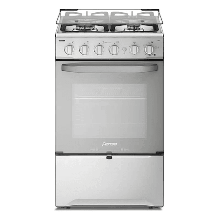 COCINA A GAS 4 PLATOS FENSA EXPERIENCE CON VAPORBAKE Y TRIPLE LLAMA F 2808 T INOX