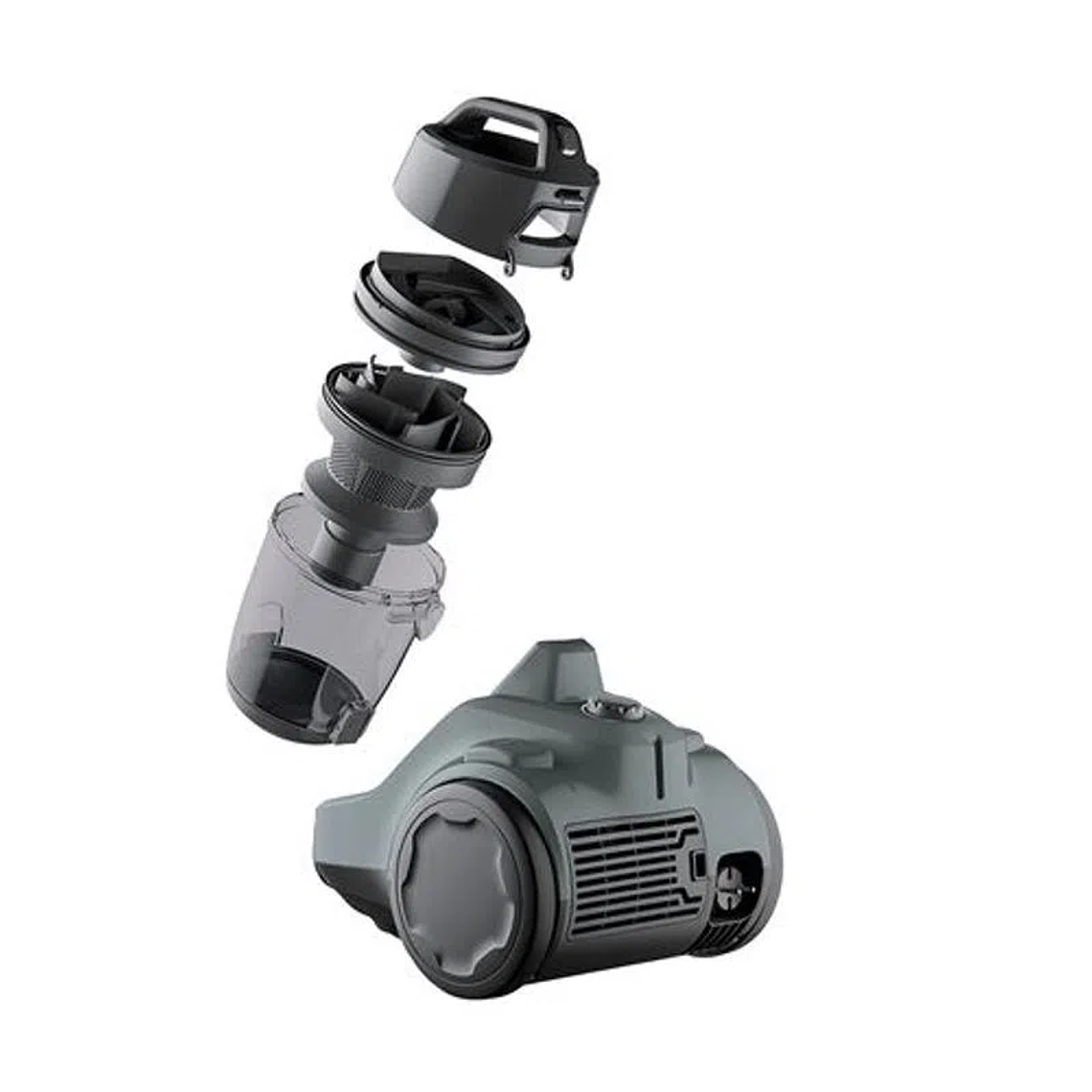 ASPIRADORA SIN BOLSA ELECTROLUX CILCÓNICA 1600W CON FILTRO HEPA 1,8L MYSTIQUE GRIS 4