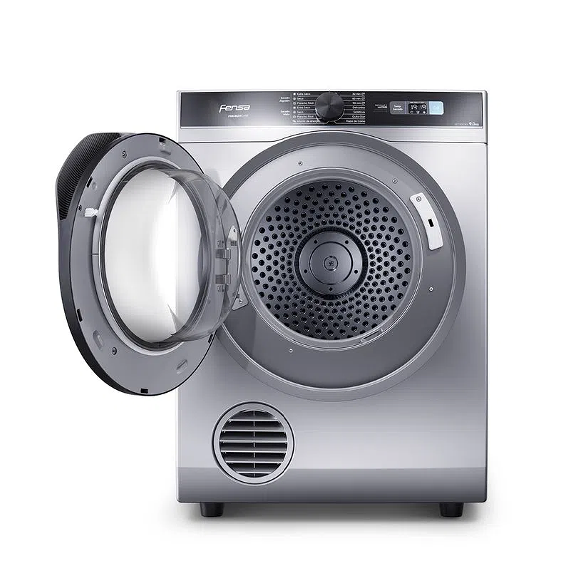 SECADORA DE ROPA FENSA 9KG CARGA FRONTAL AUTOSENSE PREMIUM CARE PRO 9D GRIS 2