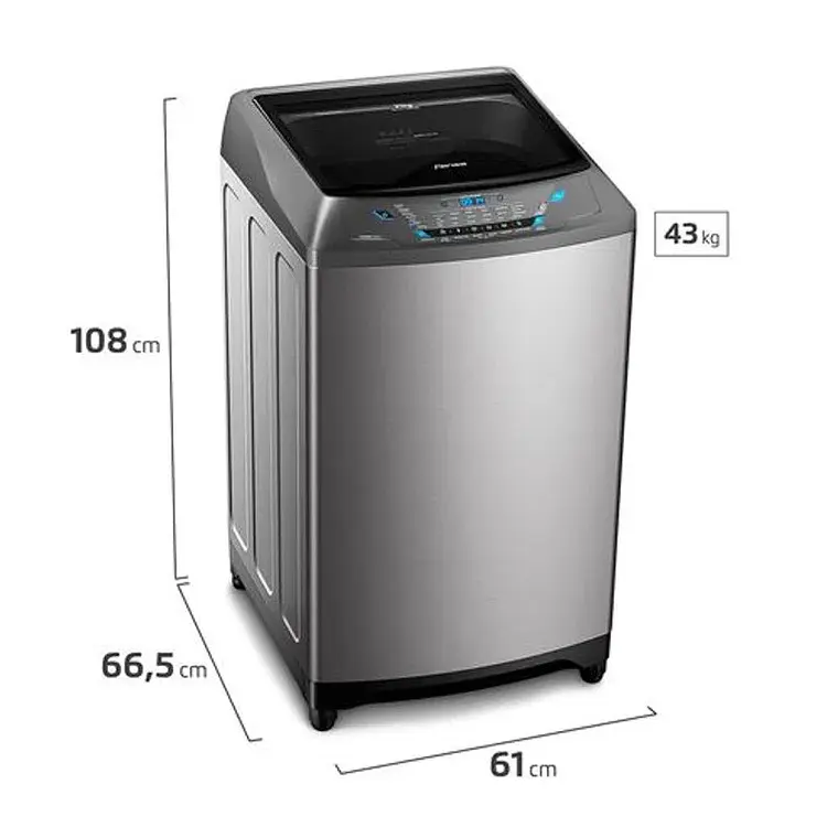 Lavadora Fensa Automática Carga Superior 21Kg Sustentable Premium Care Pro 21X 2