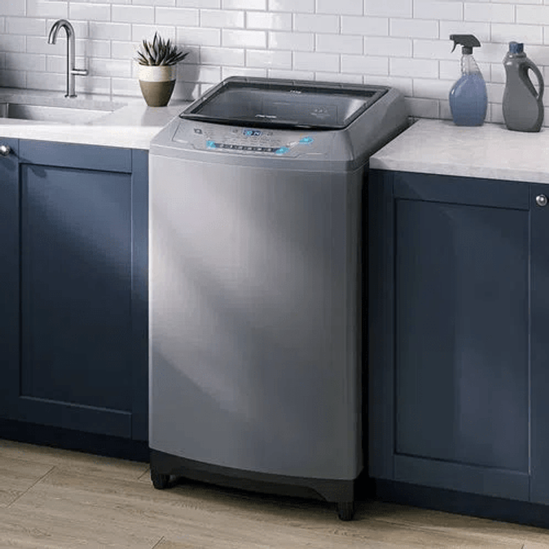 LAVADORA AUTOMÁTICA FENSA 18KG CARGA SUPERIOR CONTROL TIEMPO PREMIUM CARE 18SZ GRIS