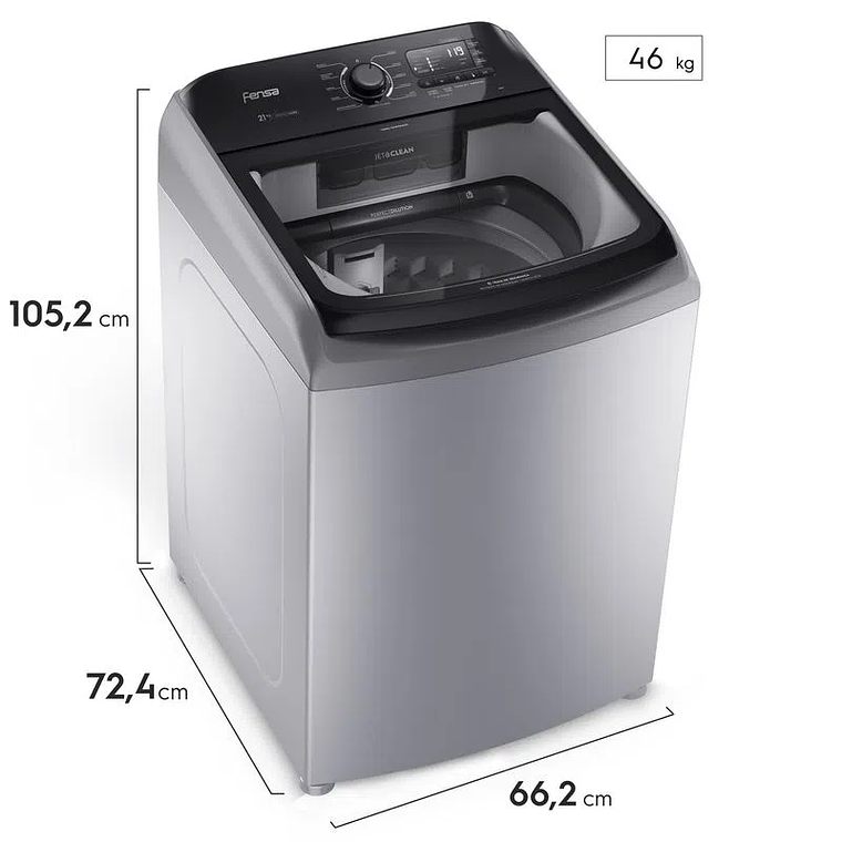 Lavadora Fensa Automática Carga Superior 21Kg Perfect Care LS21Y 3