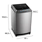 Lavadora Fensa Carga Superior 16Kg Sustentable Premium Care Pro 16 X - Miniatura 6