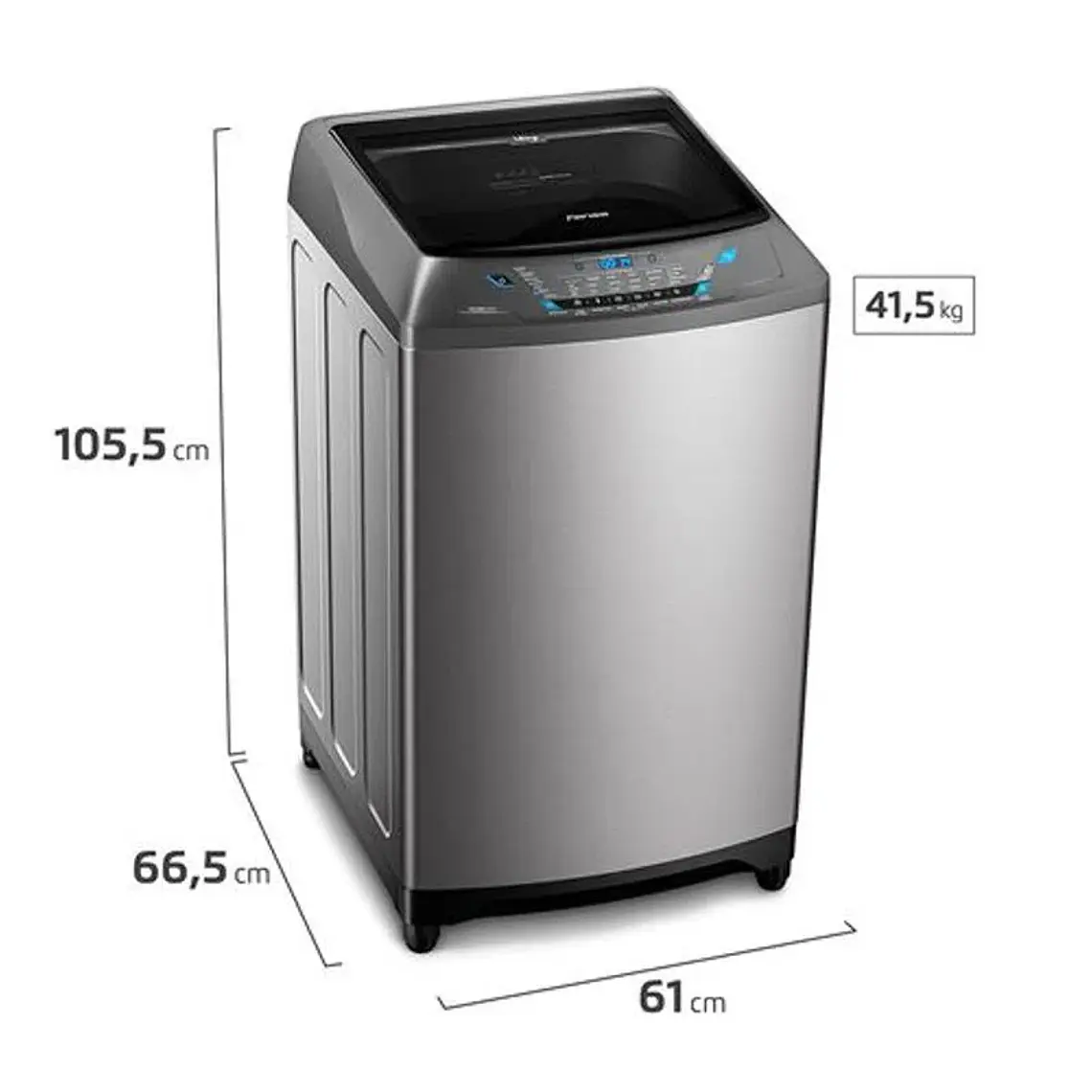 Lavadora Fensa Automática Carga Superior 18Kg Sustentable Premium Care Pro 18X 3