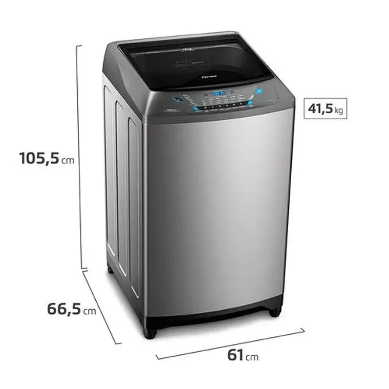 Lavadora Fensa Automática Carga Superior 18Kg Sustentable Premium Care Pro 18X 3
