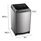 Lavadora Fensa Automática Carga Superior 18Kg Sustentable Premium Care Pro 18X - Miniatura 3