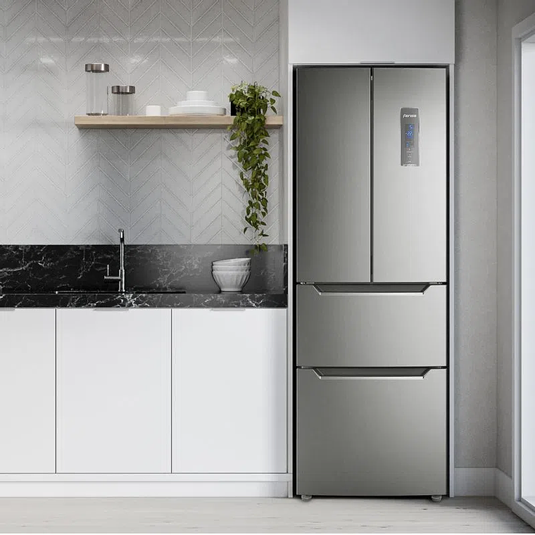 Refrigerador Fensa DM64S 298L No Frost Multidoor Inverter Superfresh Multiflow Ice Twister 7