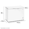 Freezer Dual Z300D Blanco 290L Frío Directo Congelador Horizontal Dual (Refrigerador o Freezer) - Fensa