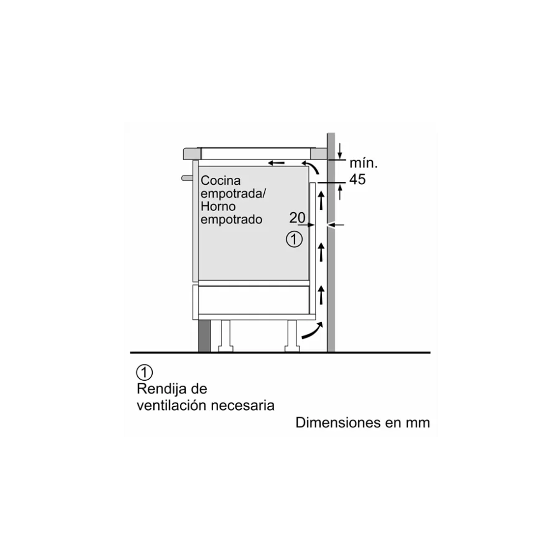 Serie 8 Placa de inducción 60 cm Negro, con perfiles 4