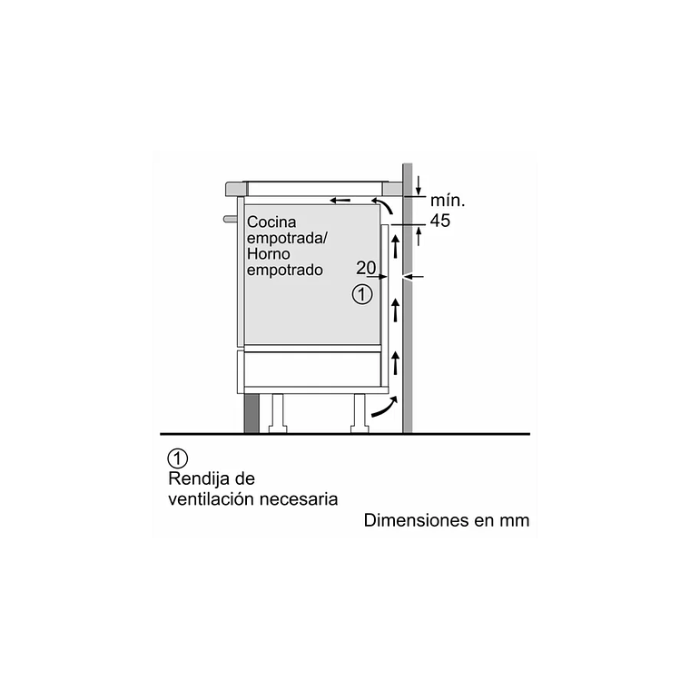 Serie 8 Placa de inducción 60 cm Negro, con perfiles 4