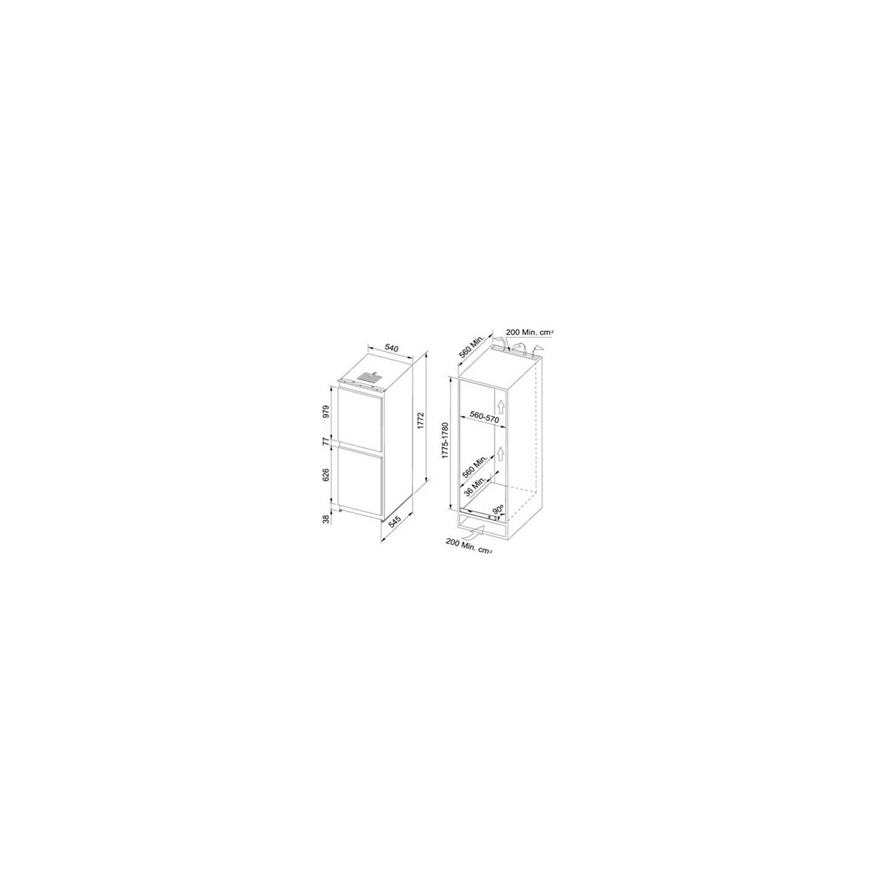 Refrigerador Panelado Franke FCB 320 NF NE F