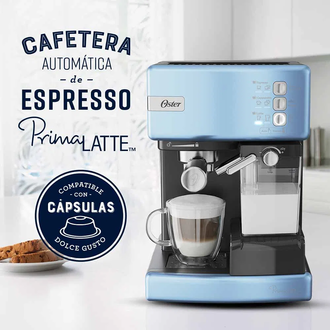 CAFETERA AUTOMÁTICA DE ESPRESSO CELESTE OSTER PRIMALATTE BVSTEM6603CC 7