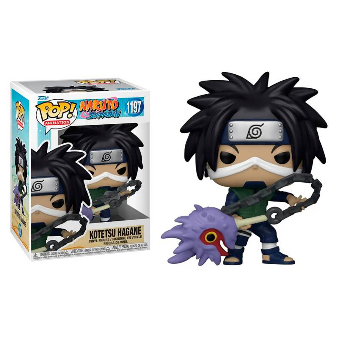 Funko Pop Animation Naruto Kotetsu Hagane w/Weapon 1197 1