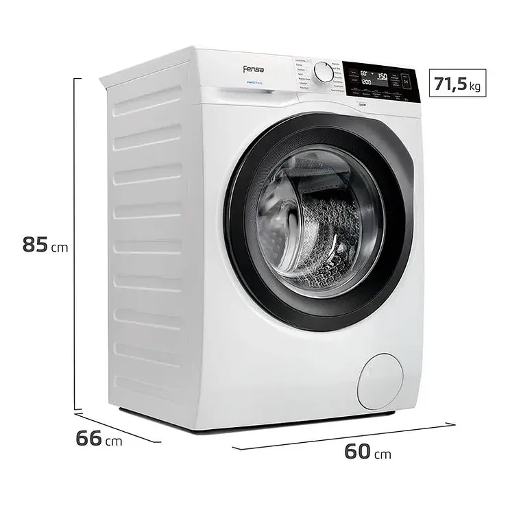 Lavadora Fensa Carga Frontal 9 Kg Steam Care System Europe 9W 3