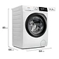 Lavadora Fensa Carga Frontal 9 Kg Steam Care System Europe 9W - Miniatura 3