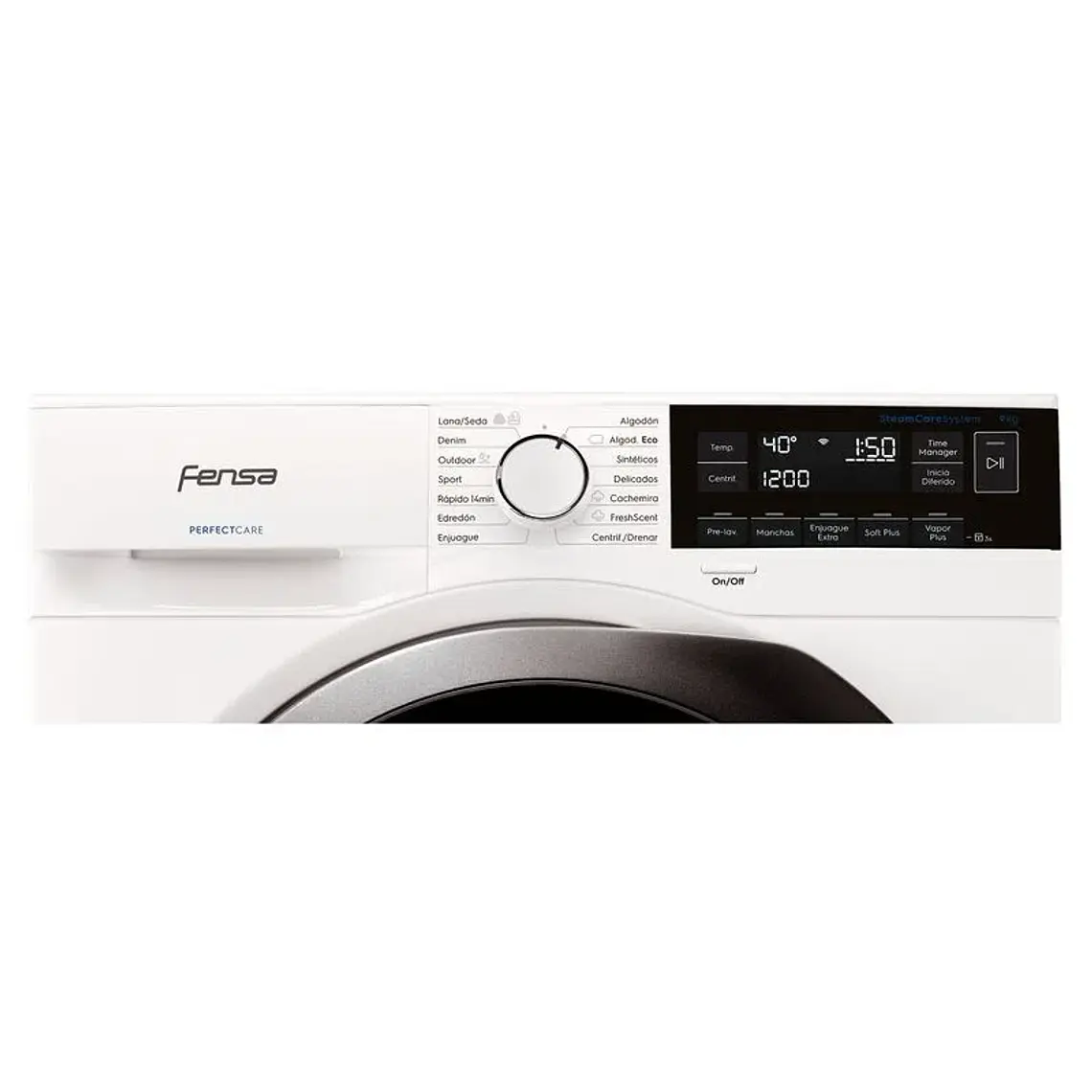 Lavadora Fensa Carga Frontal 9 Kg Steam Care System Europe 9W 2