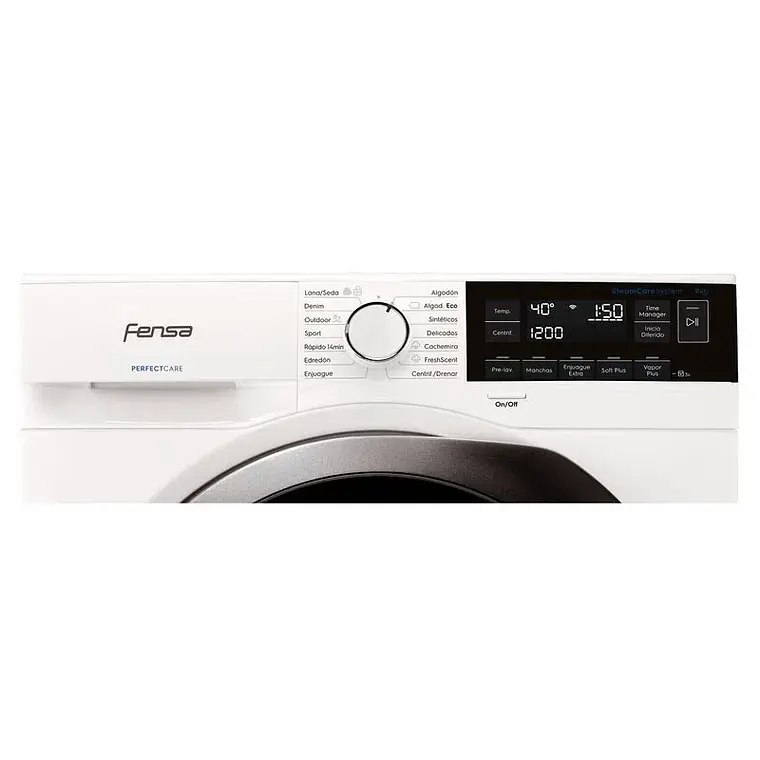 Lavadora Fensa Carga Frontal 9 Kg Steam Care System Europe 9W 2