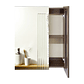 Mueble Botiquin con Espejo para Baño Elegance BME-60 Nogal / 60x13,5x80cm - Miniatura 4