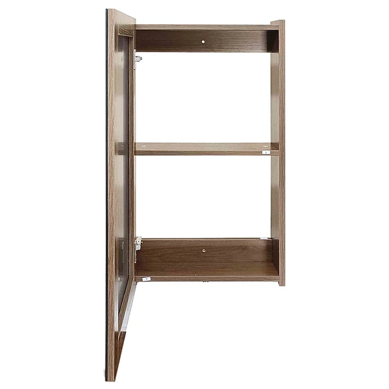 Mueble Botiquin con Espejo para Baño Elegance BME-40 Nogal / 40x13,5x80cm 2