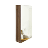 Mueble Botiquin con Espejo para Baño Elegance BME-40 Nogal / 40x13,5x80cm