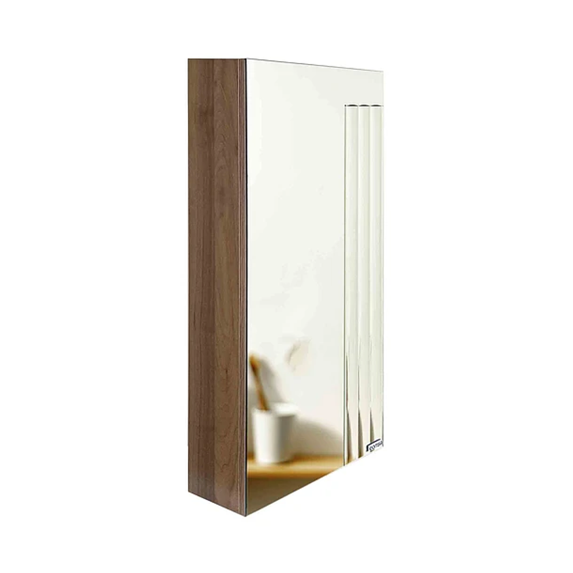 Mueble Botiquin con Espejo para Baño Elegance BME-40 Nogal / 40x13,5x80cm 3