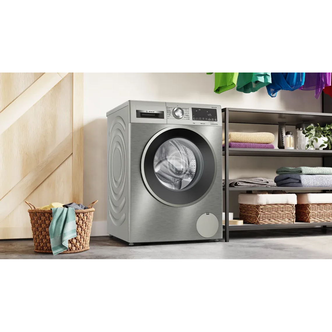 Serie 6 Lavadora de carga frontal 9 kg 1400 r.p.m., Acero antihuellas 2