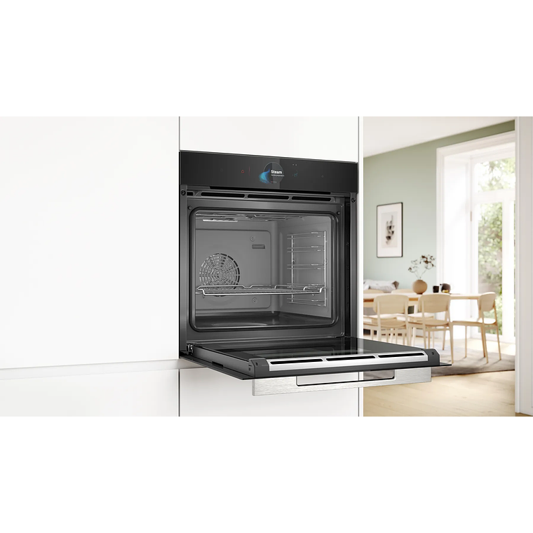 Serie 8 Horno con vapor 60 x 60 cm Negro 4