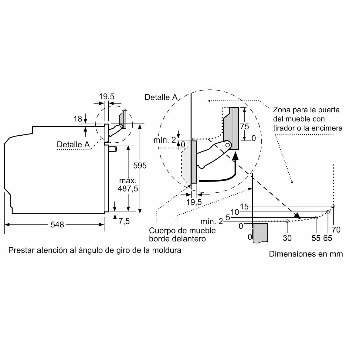 Serie 8 Horno con vapor 60 x 60 cm Negro 8