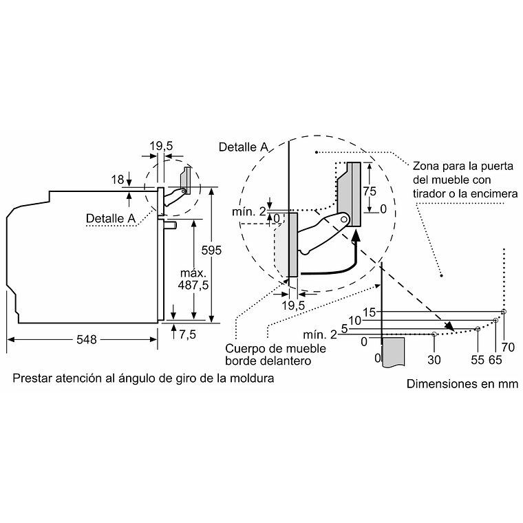 Serie 8 Horno con vapor 60 x 60 cm Negro 8