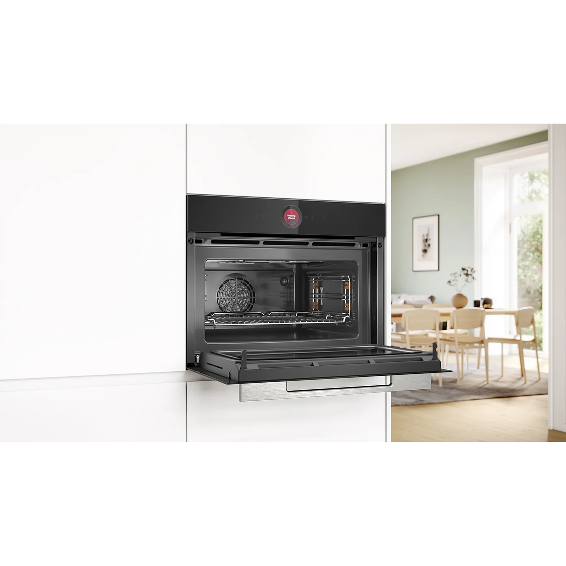 Serie 8 Horno compacto con microondas 60 x 45 cm Negro 4