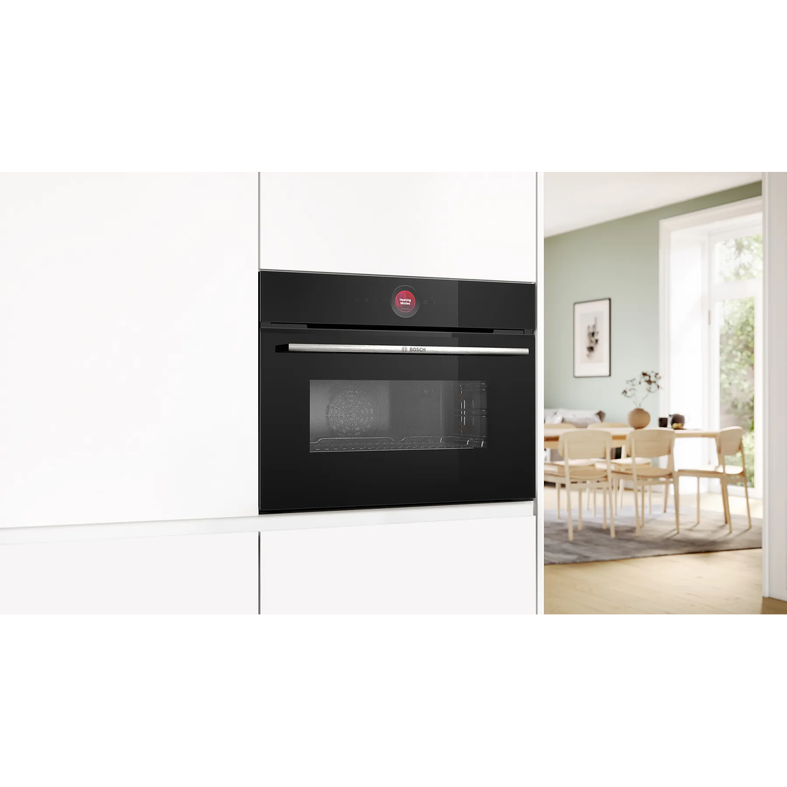Serie 8 Horno compacto con microondas 60 x 45 cm Negro 5