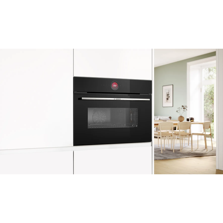 Serie 8 Horno compacto con microondas 60 x 45 cm Negro 5