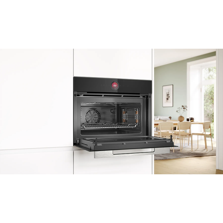 Serie 8 Horno compacto con microondas 60 x 45 cm Negro función Air Fryer 4