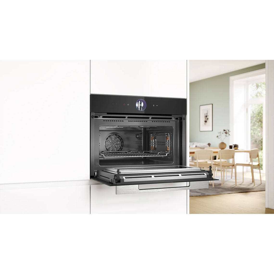 Serie 8 Horno compacto 60 x 45 cm Negro funcion Sprint 4