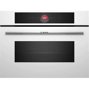 Serie 8 Horno compacto con microondas 60 x 45 cm Blanco