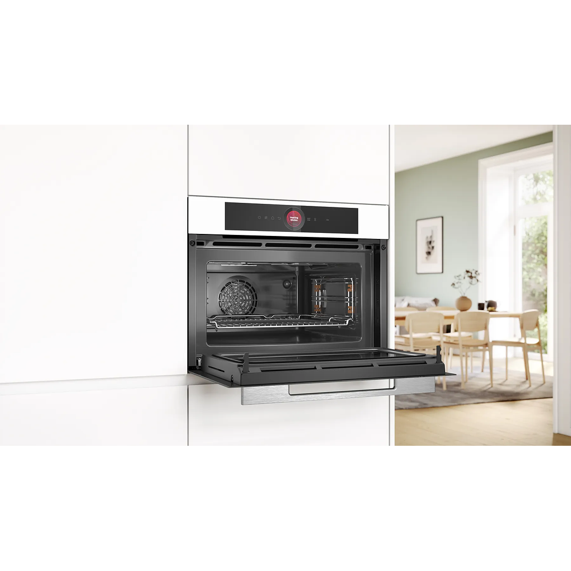 Serie 8 Horno compacto con microondas 60 x 45 cm Blanco 4