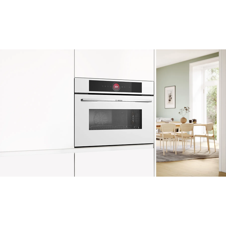 Serie 8 Horno compacto con microondas 60 x 45 cm Blanco 5