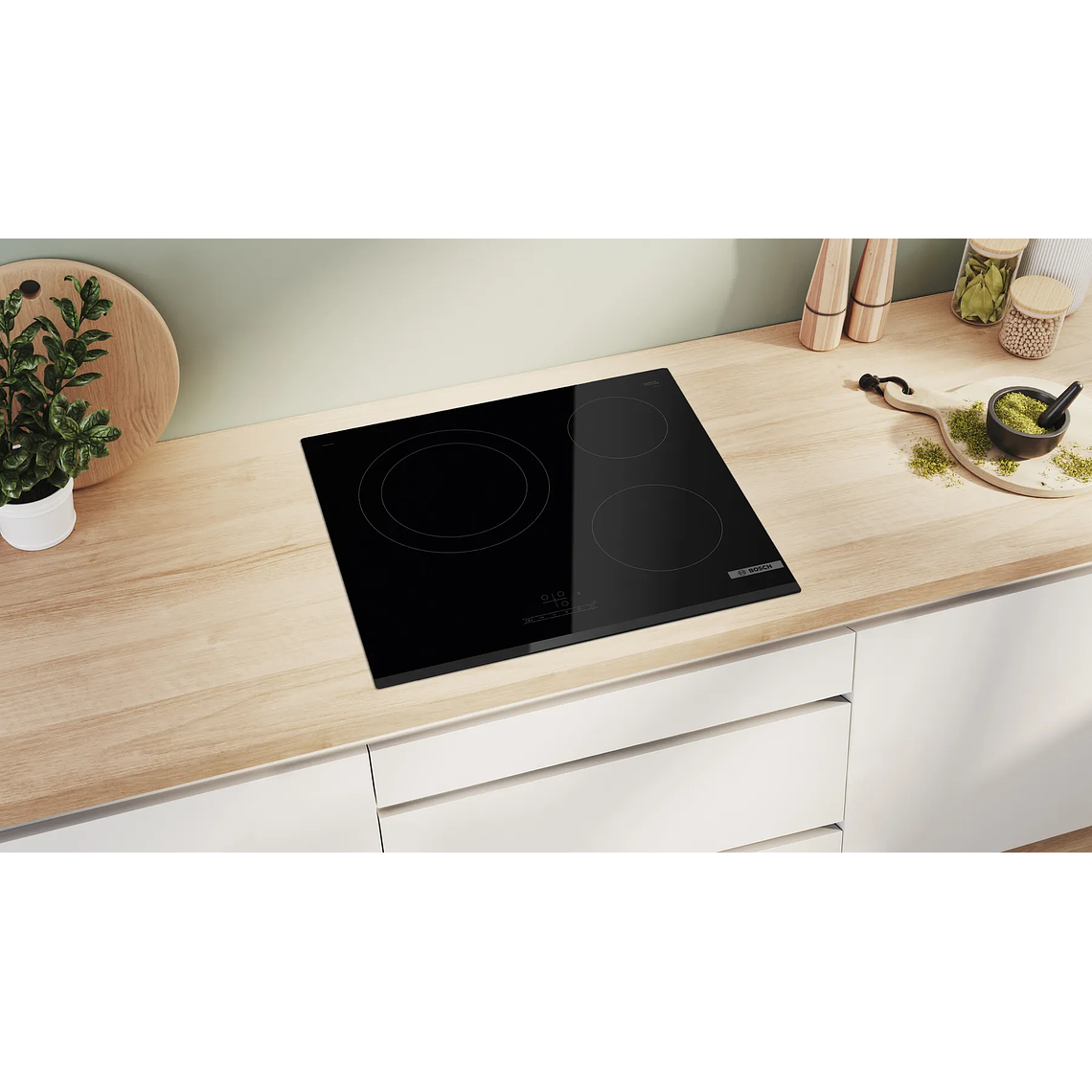 Serie 4 Placa vitrocerámica 60 cm Negro, sin perfiles 4