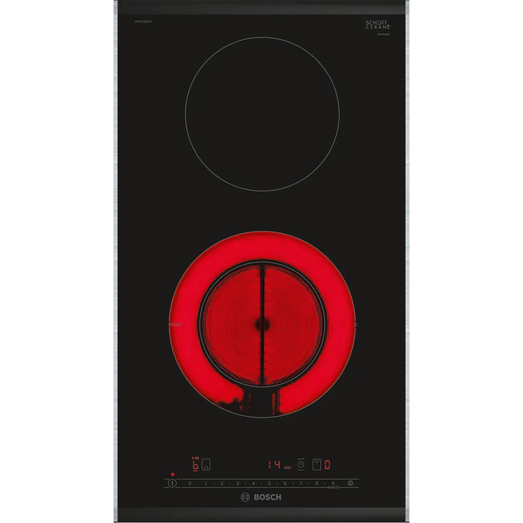 Serie 6 Placa dominó 30 cm Negro, con perfiles 1