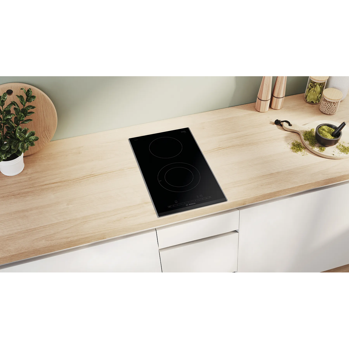 Serie 6 Placa dominó 30 cm Negro, con perfiles 4